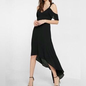 Express Black High Low Dress